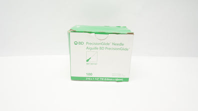 BD 305167 PrecisionGlide Ndle 21G x 1-1/2inch - Box of 80